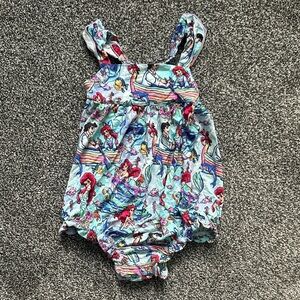 Mermaid Print Baby Romper showstoppers